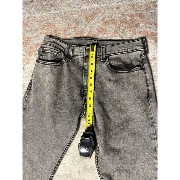 Levi’s 512 Jeans W31 L32 | Black Faded High Rise Tapered Denim - Picture 6 of 10